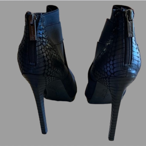 JESSICA SIMPSON STILETTO BOOTIES 9.5. NEVER WORN! GORGEOUS - Picture 4 of 11